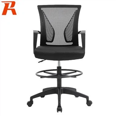 Mesh-Zeichenstuhl mit mittlerer Rückenlehne